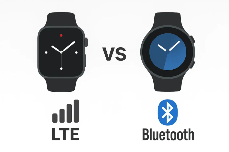 ⌚ Montre LTE vs Montre Bluetooth Wireless
