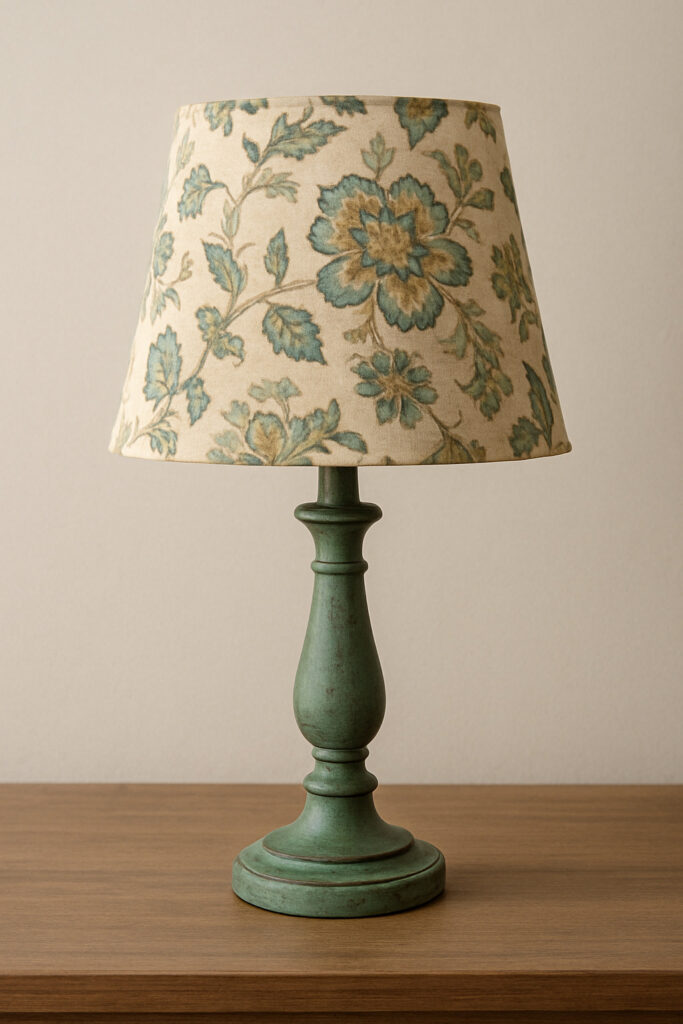 🎮 Best Rustic Green Desk Lamp with Floral Shade 2025